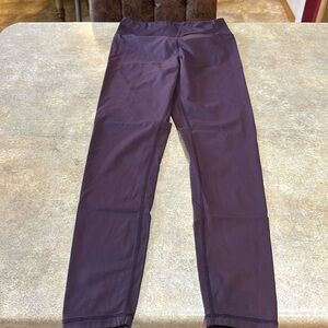 Women’s faster, way maroon colored leggings, size medium